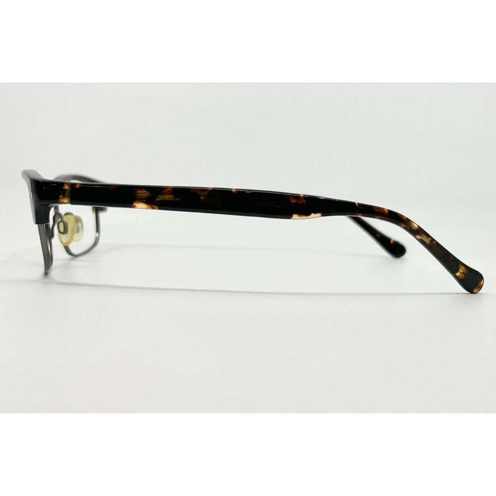 Vanni Eyeglasses Mens Brown Tortoise Shell Clubmaster VN0107 53-19-140